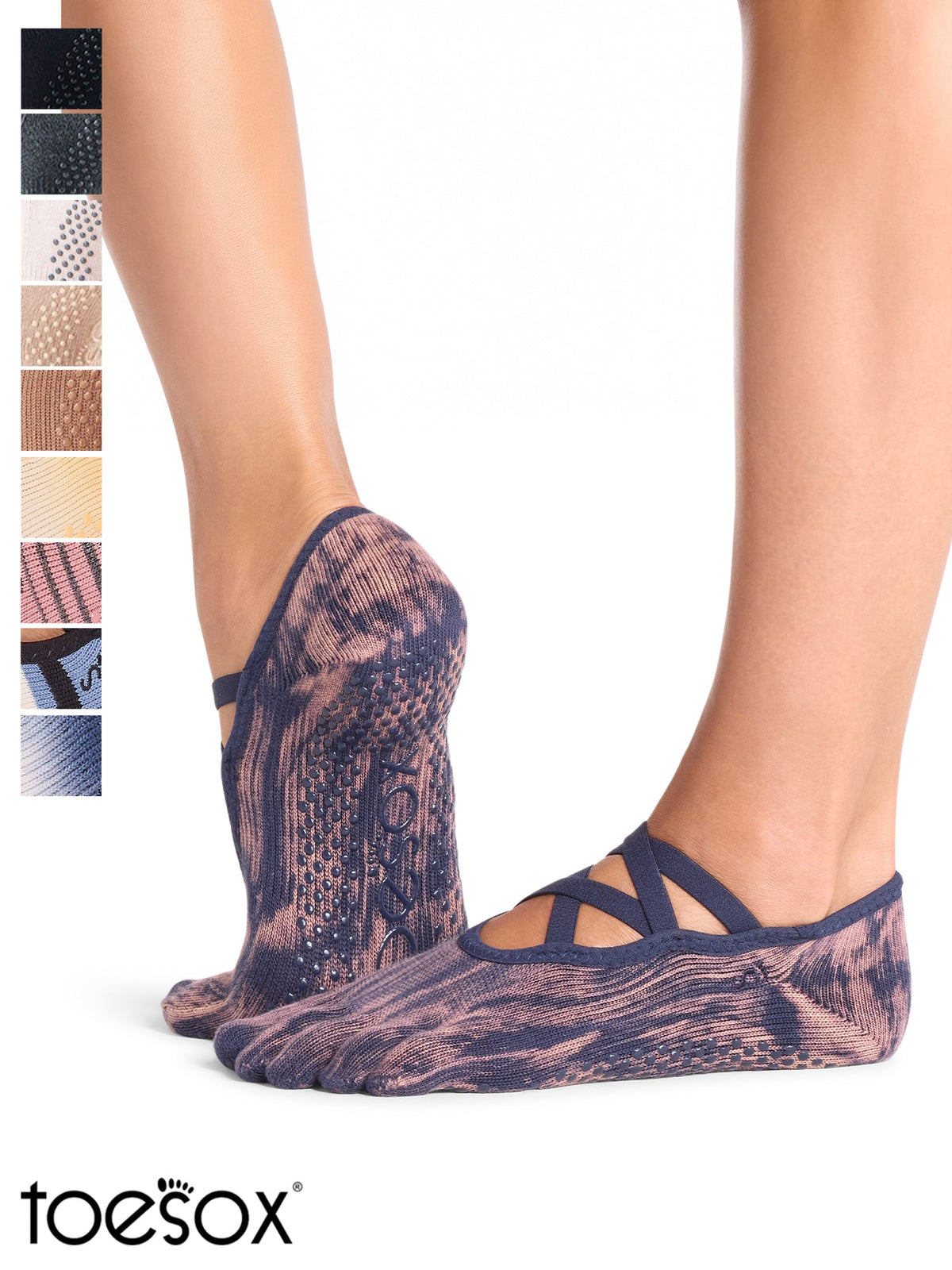 [ToeSox] Elle (Full-Toe) Grip Socks / Yoga Pilates Anti-Slip Socks 25SS_D3