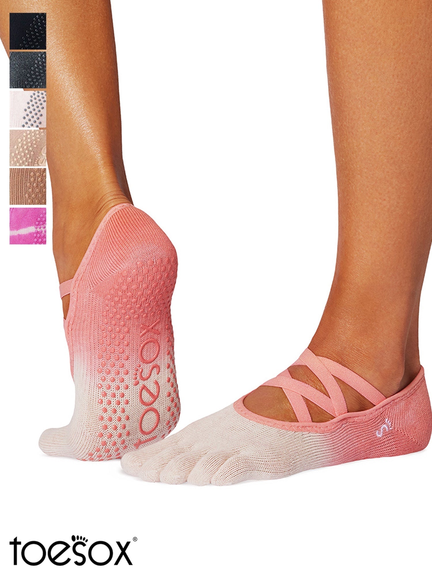 [ToeSox] Elle Full-Toe Grip Socks / Yoga Pilates Anti-Slip Socks 25SS_D1 2501