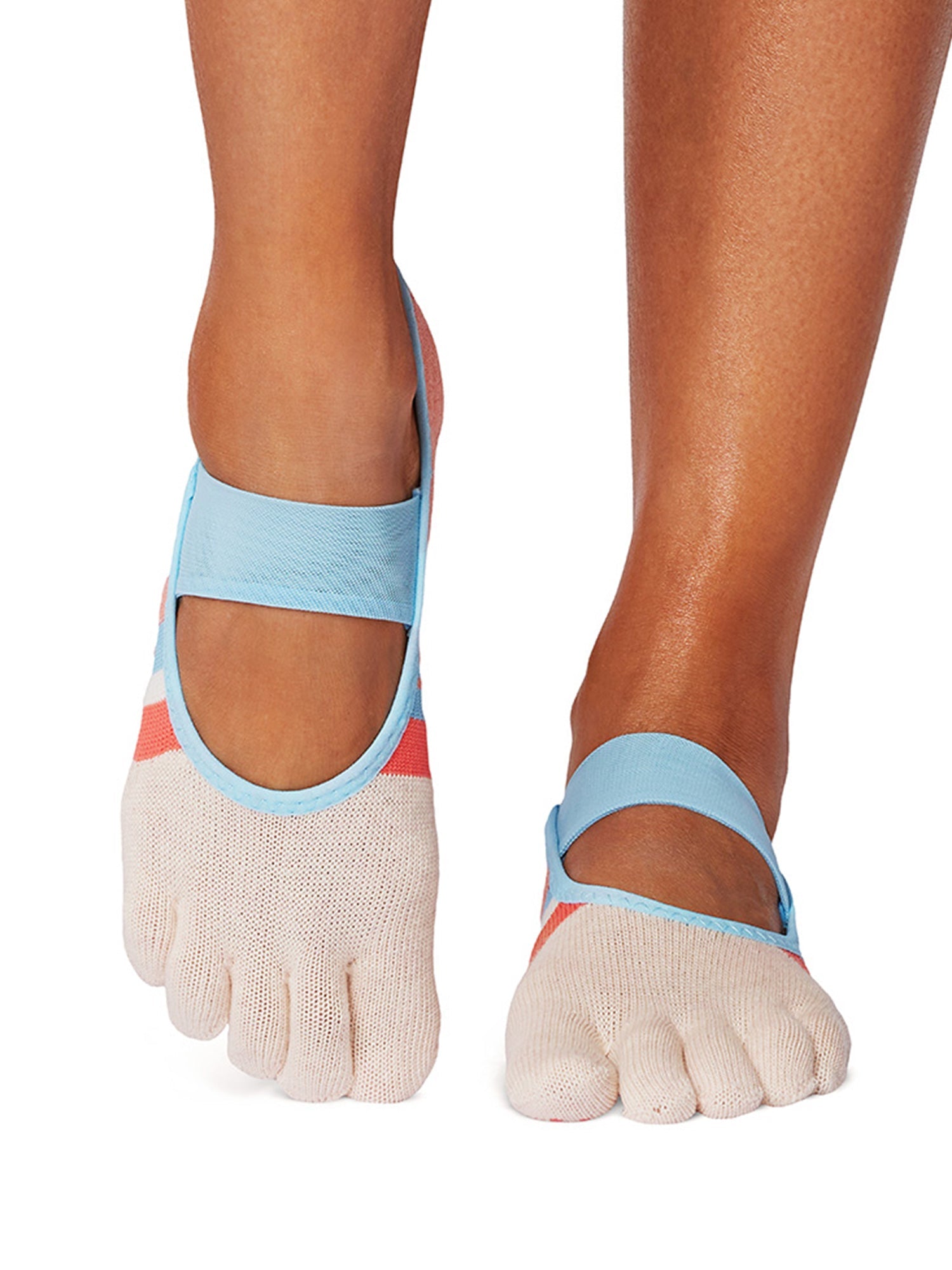 ToeSox] グリップ ソックス 5本指 ミア（Full-Toe／つま先あり