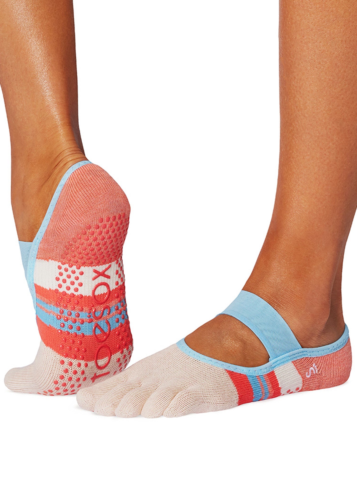 21% OFF [SALE] [ToeSox] Mia (Full-Toe) Grip Socks / Yoga Pilates Anti-Slip Socks [SOFF] 2501