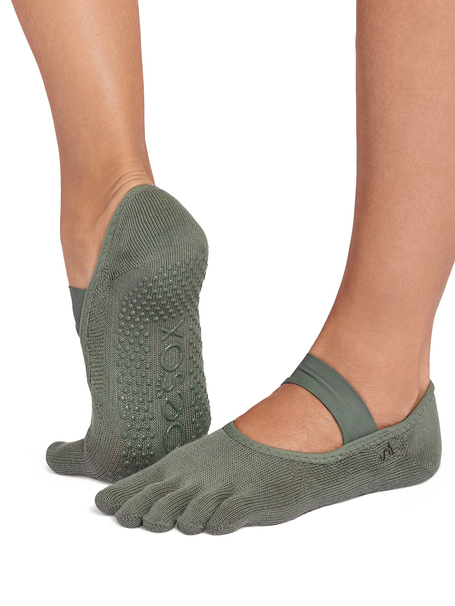 [ToeSox] Mia ミア（Full-Toe／つま先あり）グリップ ソックス ／ ヨガ ピラティス 滑り止め付 靴下 26SS_D1