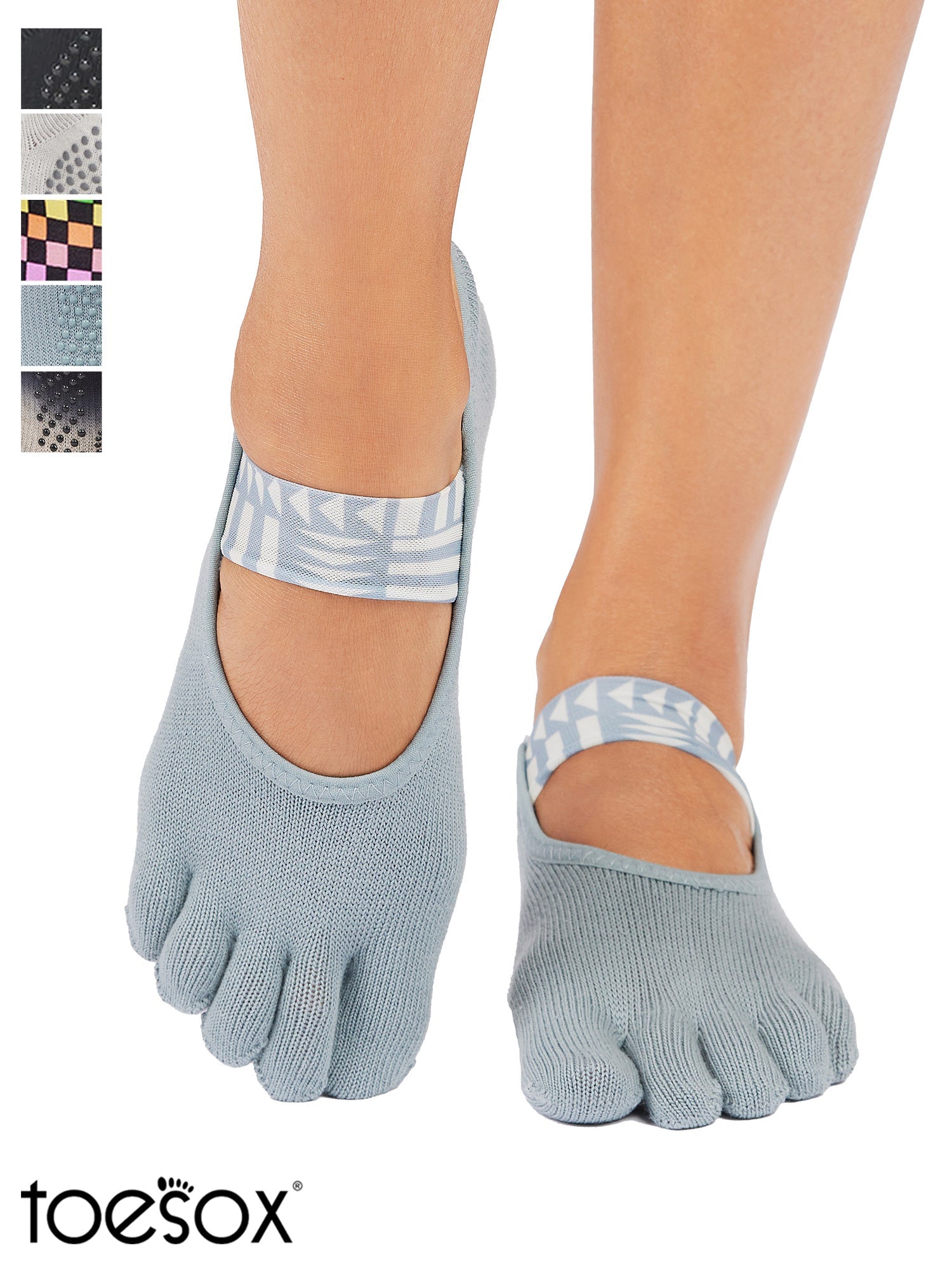 [ToeSox] Mia (Full-Toe) Grip Socks / Yoga Pilates Anti-Slip Socks 25SS_D2