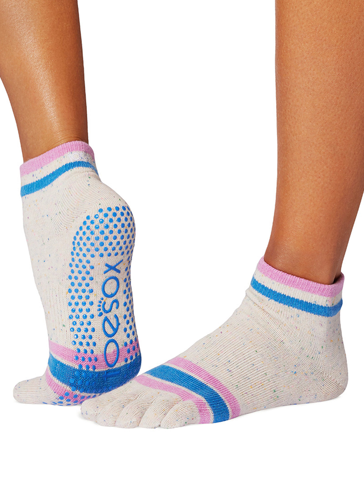 [ToeSox] Ankle (Full-Toe) Grip Socks / Yoga Pilates Anti-Slip Socks 25SS_D2