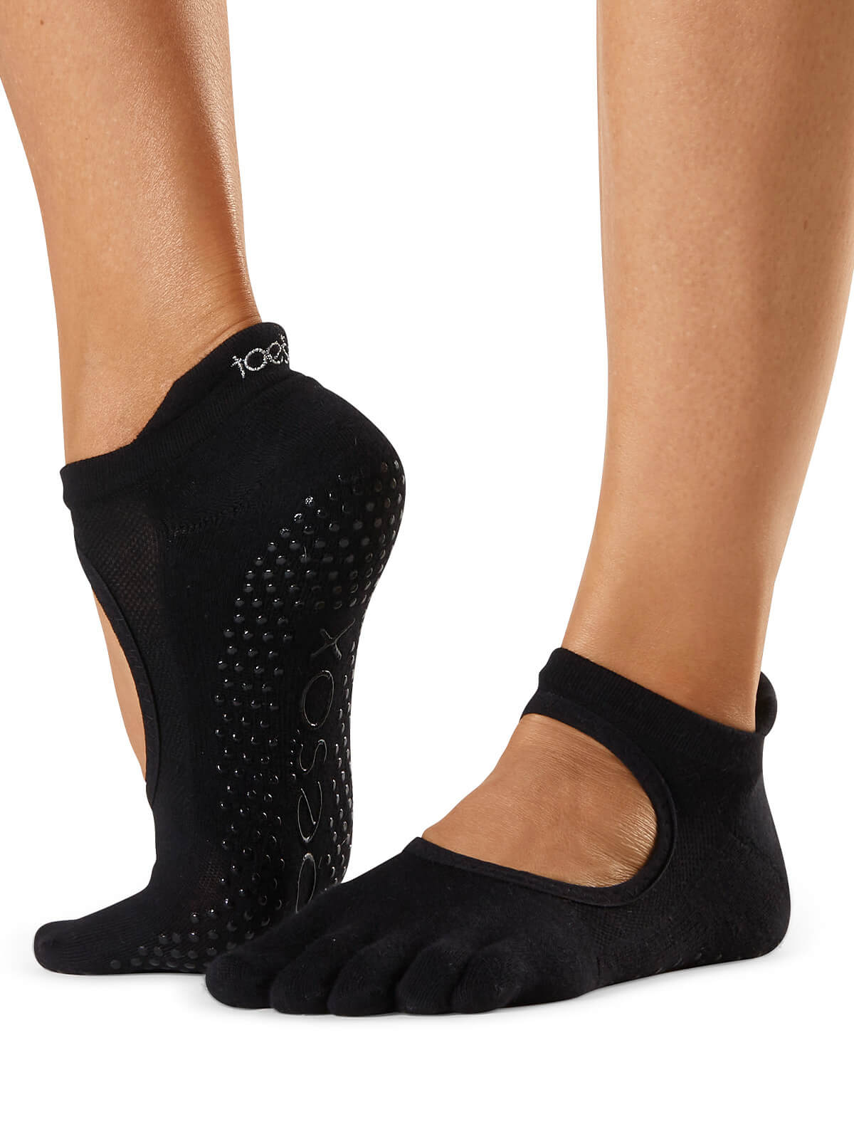 [ToeSox] Bellarina Tec ベラリナ テック（Full-Toe／つま先あり） グリップ ソックス ／ ヨガ ピラティス 滑り止め付 靴下 25FW_D1 CORE