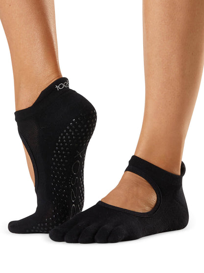 [ToeSox] Bellarina Tec ベラリナ テック（Full-Toe／つま先あり） グリップ ソックス ／ ヨガ ピラティス 滑り止め付 靴下 25FW_D1 CORE