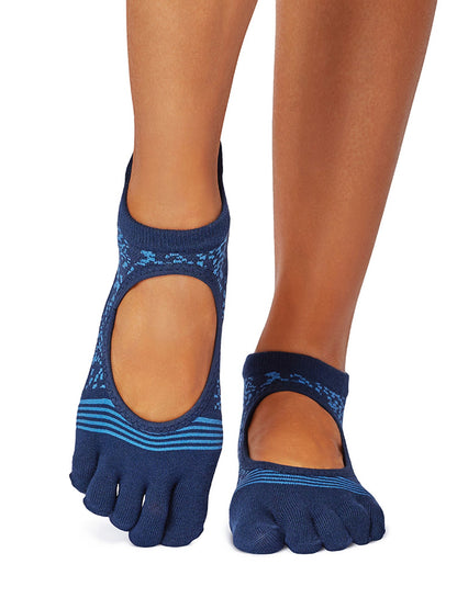 [促销][ToeSox] Bellarina Tec Bellarina Tech（全趾）防滑袜/瑜伽普拉提防滑袜 2501