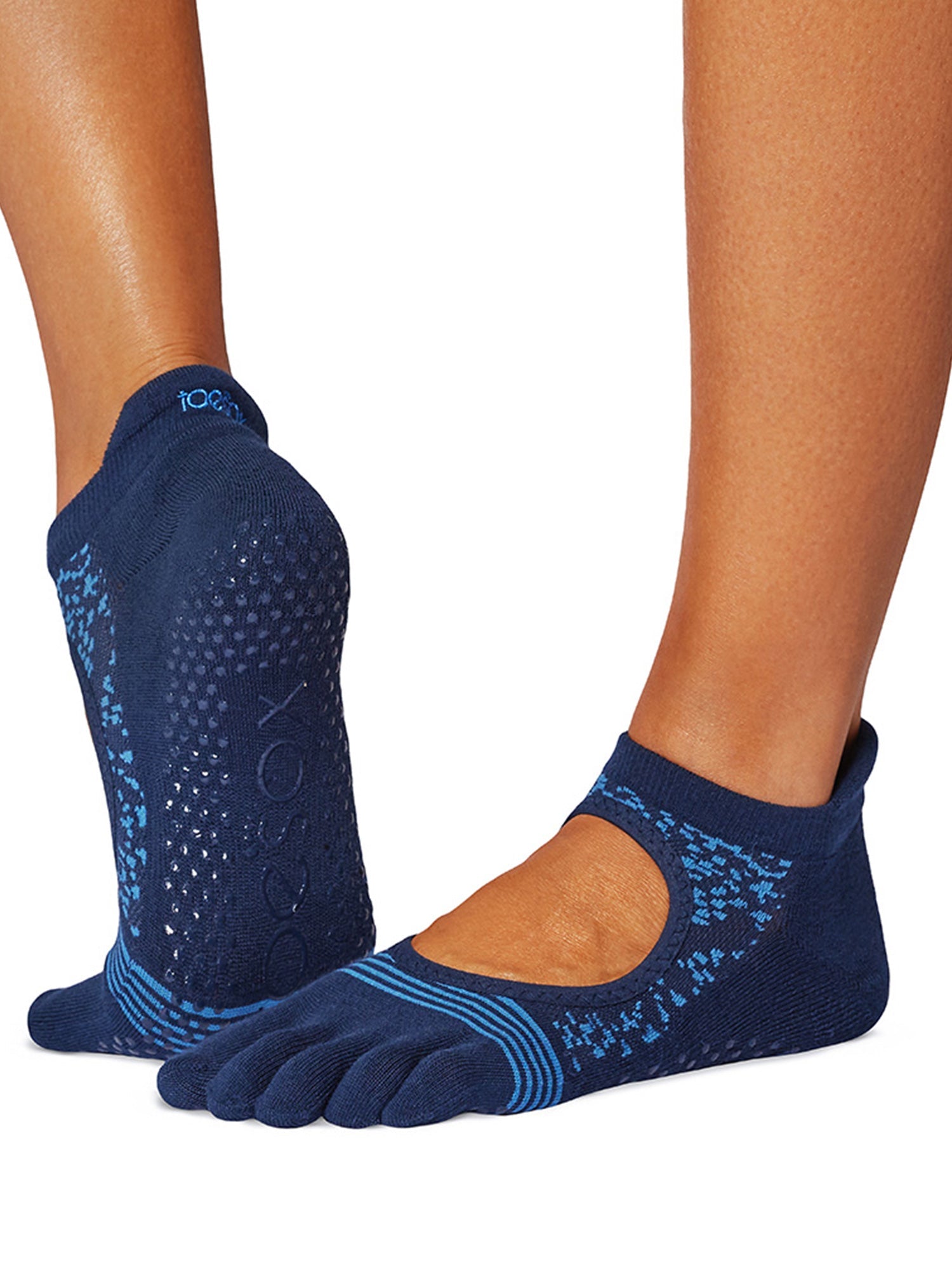 [促销][ToeSox] Bellarina Tec Bellarina Tech（全趾）防滑袜/瑜伽普拉提防滑袜 2501