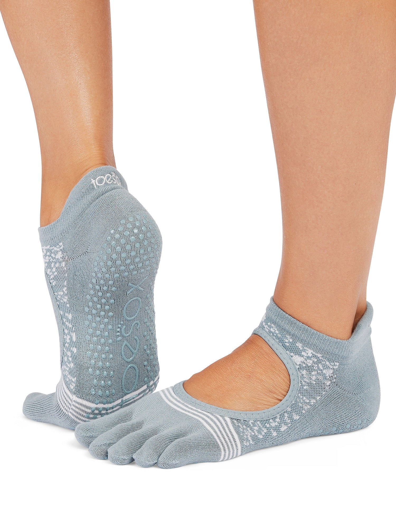 [ToeSox] Bellarina Tec ベラリナ テック（Full-Toe／つま先あり） グリップ ソックス ／ ヨガ ピラティス 滑り止め付 靴下 25FW_D1 CORE