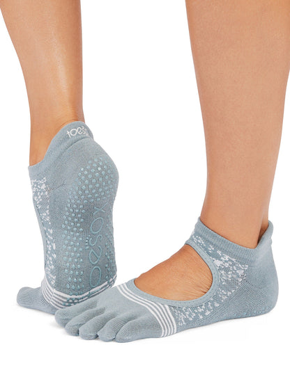 [ToeSox] Bellarina Tec ベラリナ テック（Full-Toe／つま先あり） グリップ ソックス ／ ヨガ ピラティス 滑り止め付 靴下 25FW_D1 CORE