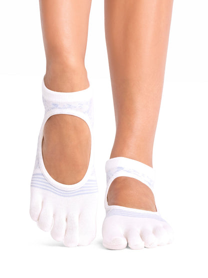 [ToeSox] Bellarina Tec ベラリナ テック（Full-Toe／つま先あり） グリップ ソックス ／ ヨガ ピラティス 滑り止め付 靴下 26FW_D1 CORE