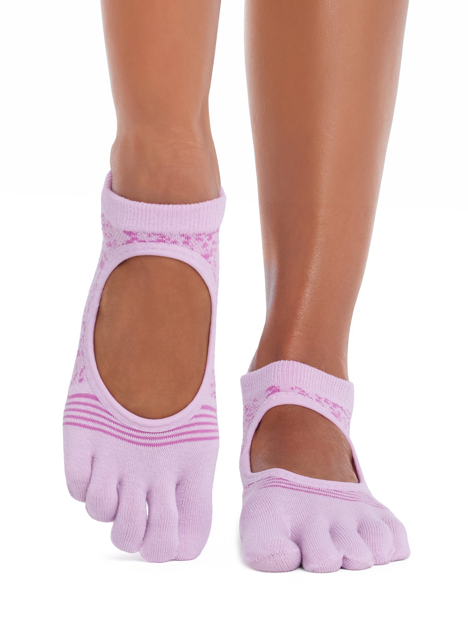 [ToeSox] Bellarina Tec ベラリナ テック（Full-Toe／つま先あり） グリップ ソックス ／ ヨガ ピラティス 滑り止め付 靴下 26FW_D1 CORE