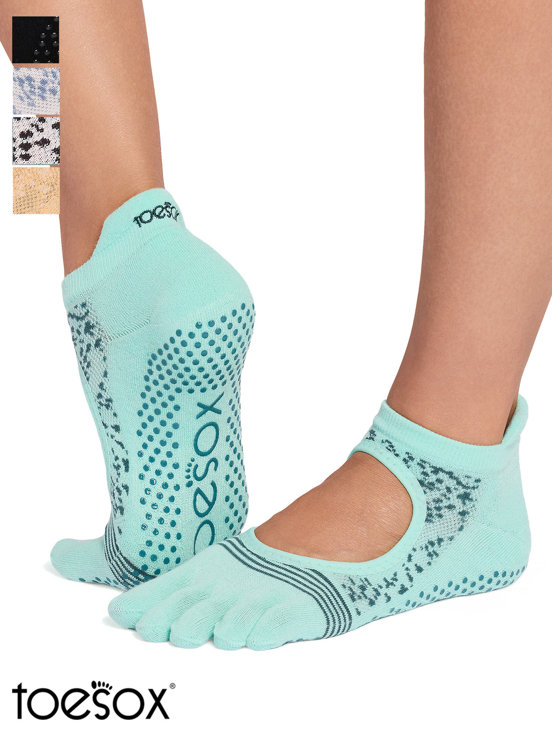 [ToeSox] Bellarina Tec ベラリナ テック（Full-Toe／つま先あり） グリップ ソックス ／ ヨガ ピラティス 滑り止め付 靴下 26SS_D3 CORE