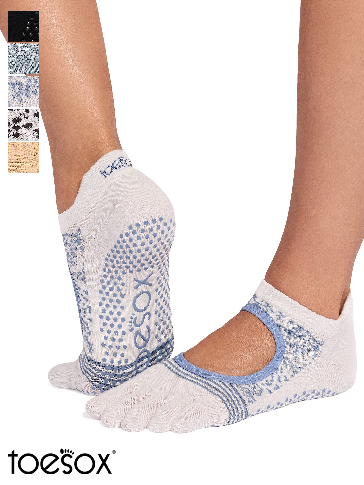 [ToeSox] Bellarina Tec ベラリナ テック（Full-Toe／つま先あり） グリップ ソックス ／ ヨガ ピラティス 滑り止め付 靴下 26SS_D2 CORE