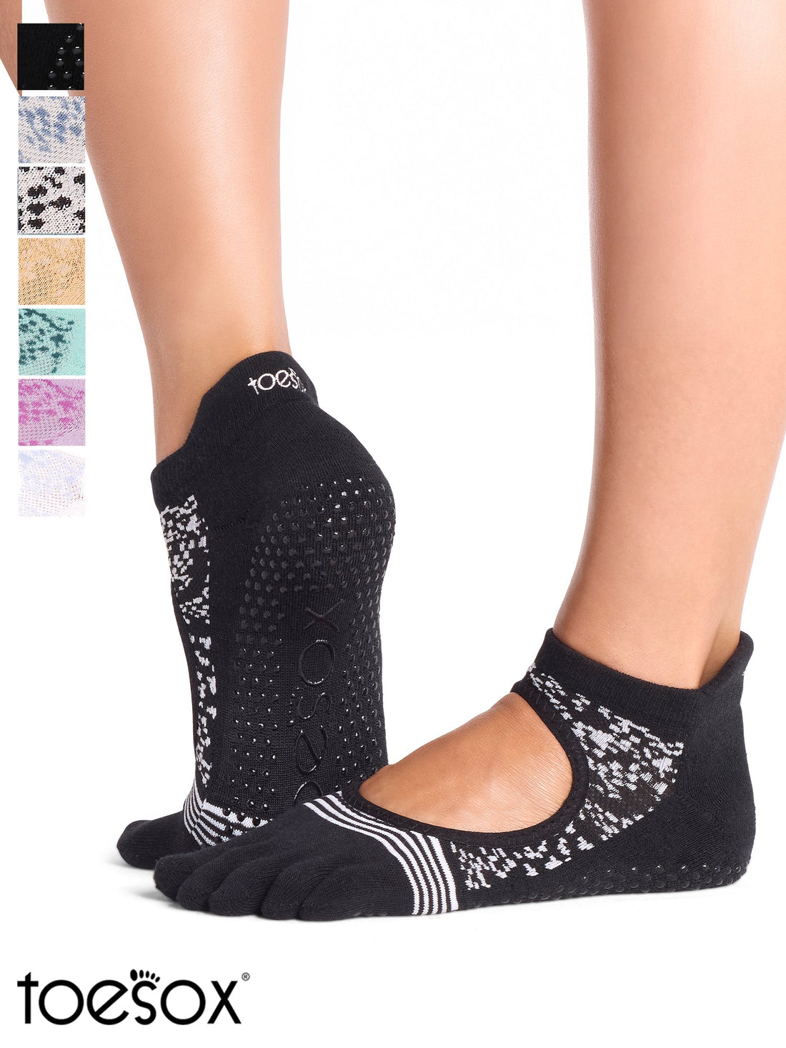 [ToeSox] Bellarina Tec ベラリナ テック（Full-Toe／つま先あり） グリップ ソックス ／ ヨガ ピラティス 滑り止め付 靴下 26FW_D2