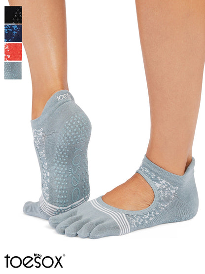 [ToeSox] Bellarina Tec ベラリナ テック（Full-Toe／つま先あり） グリップ ソックス ／ ヨガ ピラティス 滑り止め付 靴下 25FW_D1 CORE