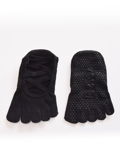 [ToeSox] Elle Tec エル テック（Full-Toe／つま先あり） テック グリップ ソックス／ ヨガ ピラティス 滑り止め付 靴下 25FW_D1 CORE