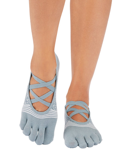 [ToeSox] Elle Tec エル テック（Full-Toe／つま先あり） テック グリップ ソックス／ ヨガ ピラティス 滑り止め付 靴下 25FW_D1 CORE