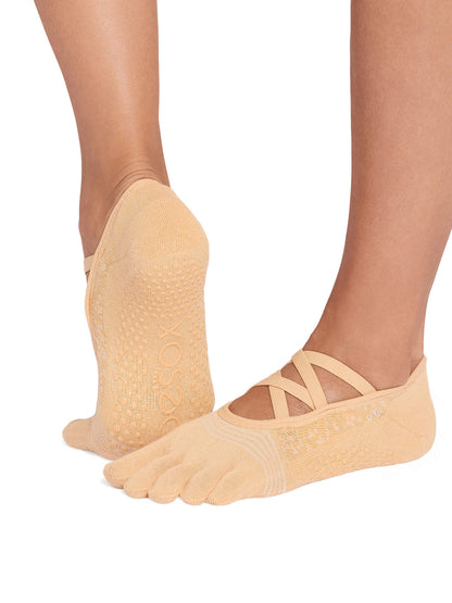 [ToeSox] Elle Tec エル テック（Full-Toe／つま先あり） テック グリップ ソックス／ ヨガ ピラティス 滑り止め付 靴下 26SS_D2 CORE