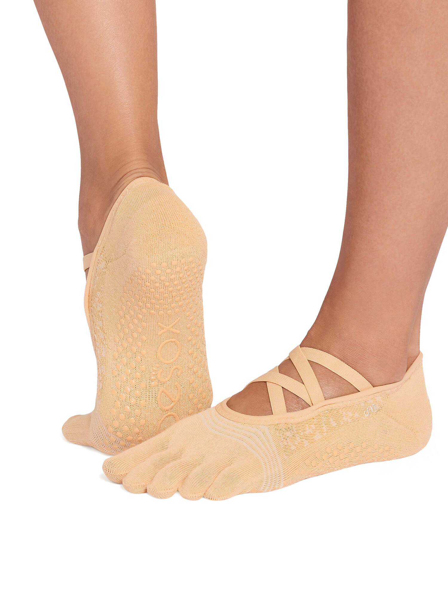[ToeSox] Elle Tec Full-Toe Tech Grip Socks / Yoga Pilates Anti-Slip Socks 25SS_D2