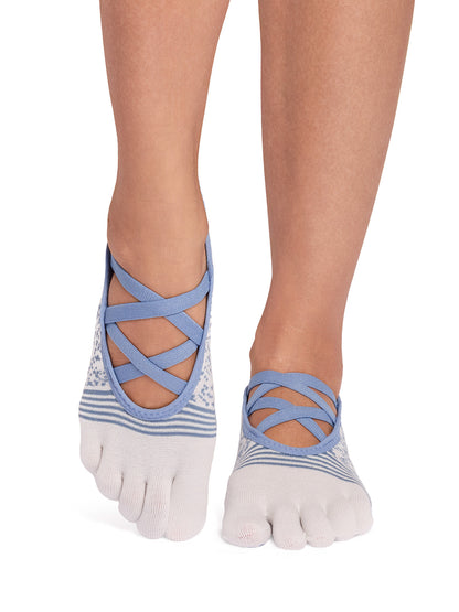 [ToeSox] Elle Tec エル テック（Full-Toe／つま先あり） テック グリップ ソックス／ ヨガ ピラティス 滑り止め付 靴下 26SS_D2 CORE