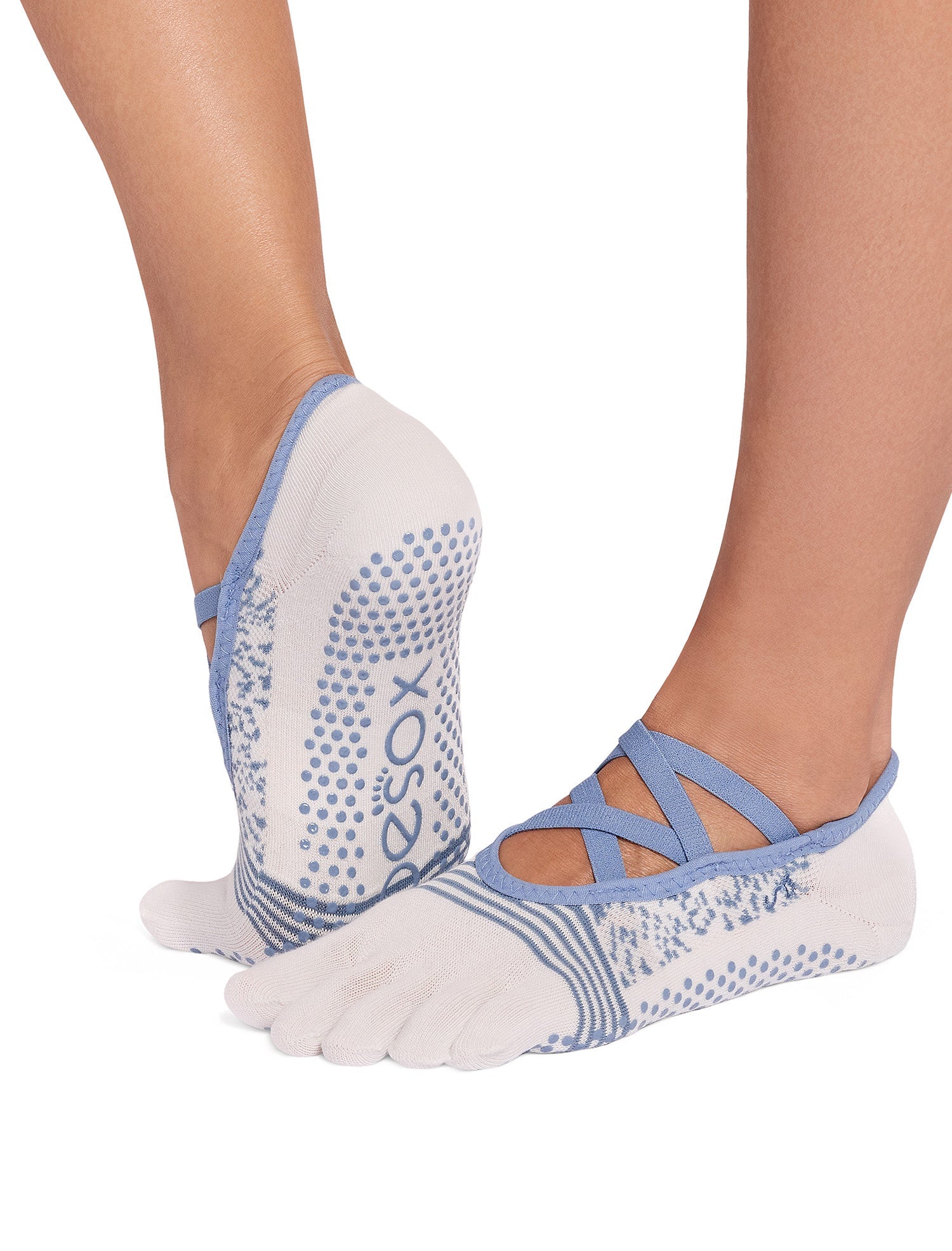 [ToeSox] Elle Tec Full-Toe Tech Grip Socks / Yoga Pilates Anti-Slip Socks 25SS_D2