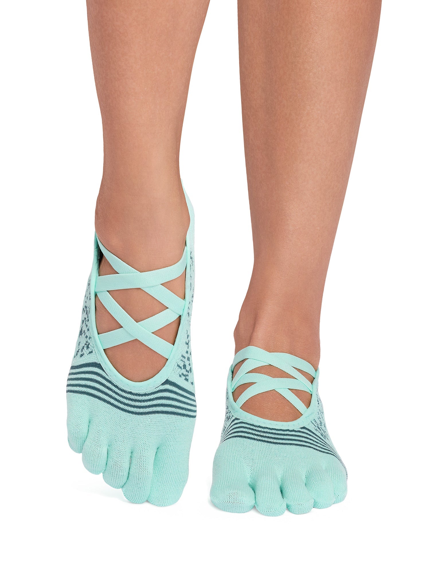 [ToeSox] Elle Tec Full-Toe Tech Grip Socks / Yoga Pilates Anti-Slip Socks 25SS_D2