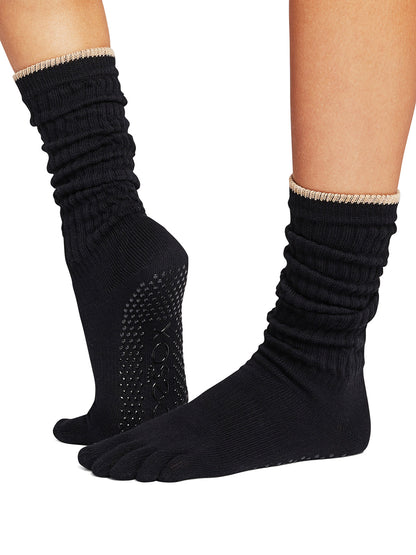 [ToeSox] Slouch（全趾）防滑袜/瑜伽普拉提袜 中筒袜 长度 25SS_D2