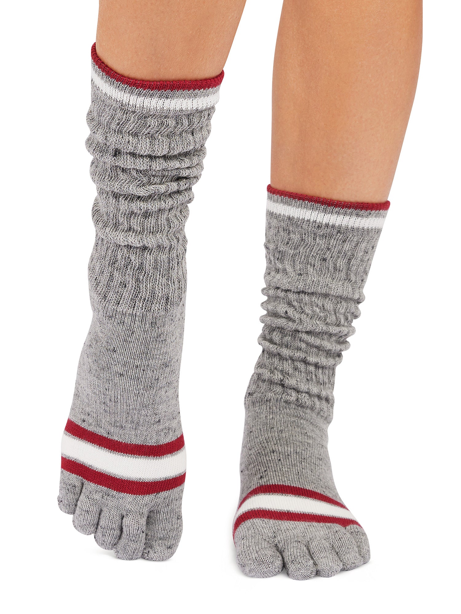 [ToeSox] Slouch（全趾）防滑袜/瑜伽普拉提袜 中筒袜 长度 25SS_D2