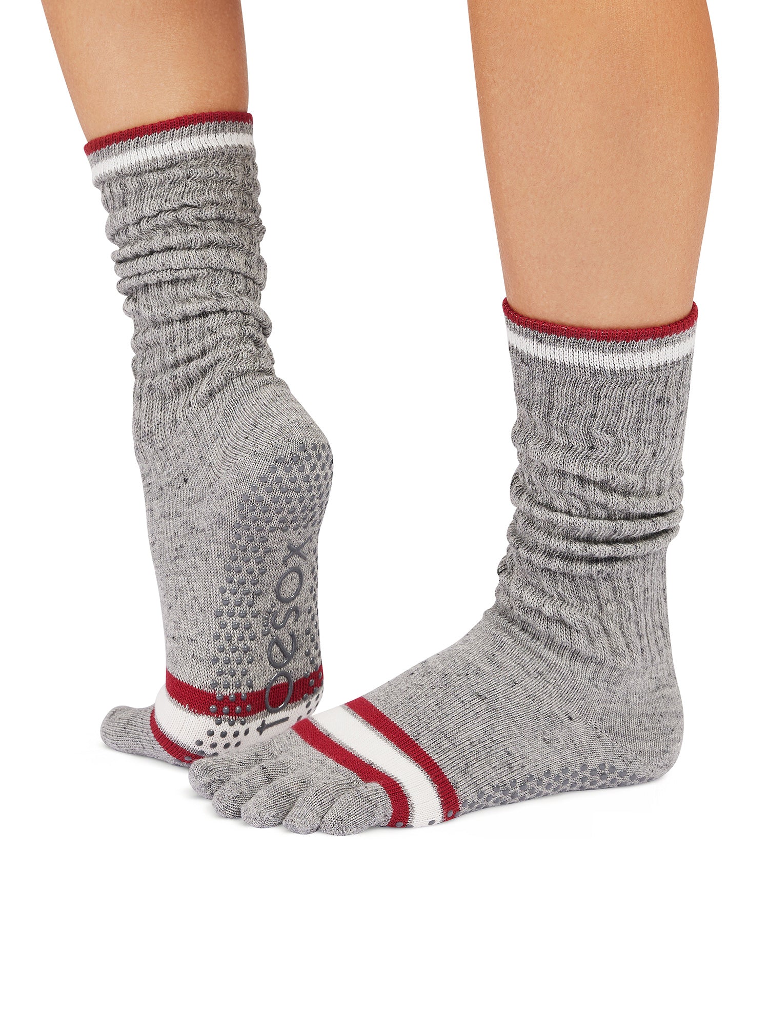 ToeSox] Slouch スラウチ（Full-Toe／つま先あり） グリップ ソックス