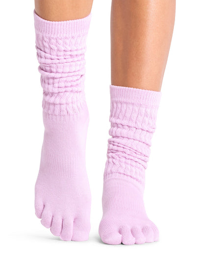 [ToeSox] Slouch（全趾）防滑袜/瑜伽普拉提袜 中筒袜 长度 25SS_D2