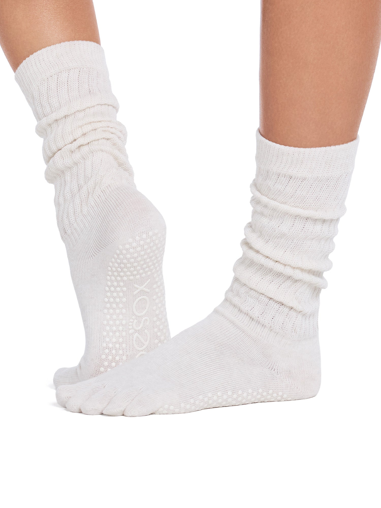 [ToeSox] Slouch（全趾）防滑袜/瑜伽普拉提袜 中筒袜 长度 25SS_D2