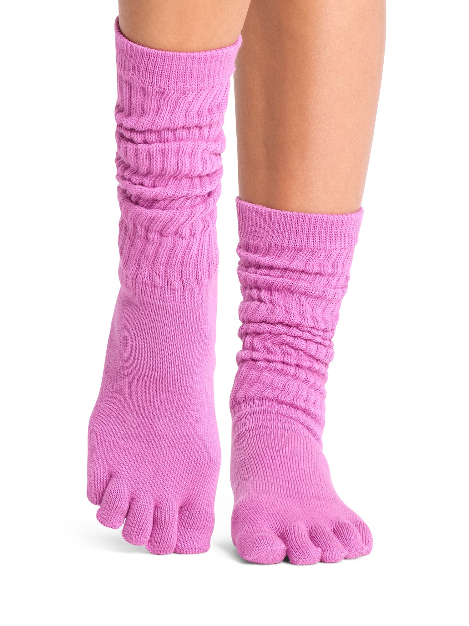 [ToeSox] Slouch（全趾）防滑袜/瑜伽普拉提袜 中筒袜 长度 25SS_D2