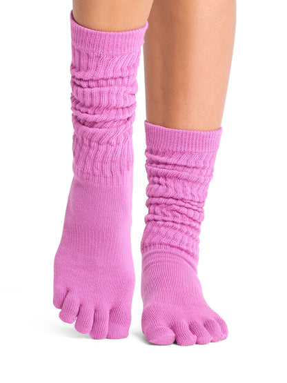 [ToeSox] Slouch（全趾）防滑袜/瑜伽普拉提袜 中筒袜 长度 25SS_D2