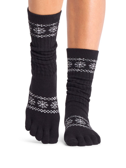 [ToeSox] Slouch（全趾）防滑袜/瑜伽普拉提袜 中筒袜 长度 25SS_D2