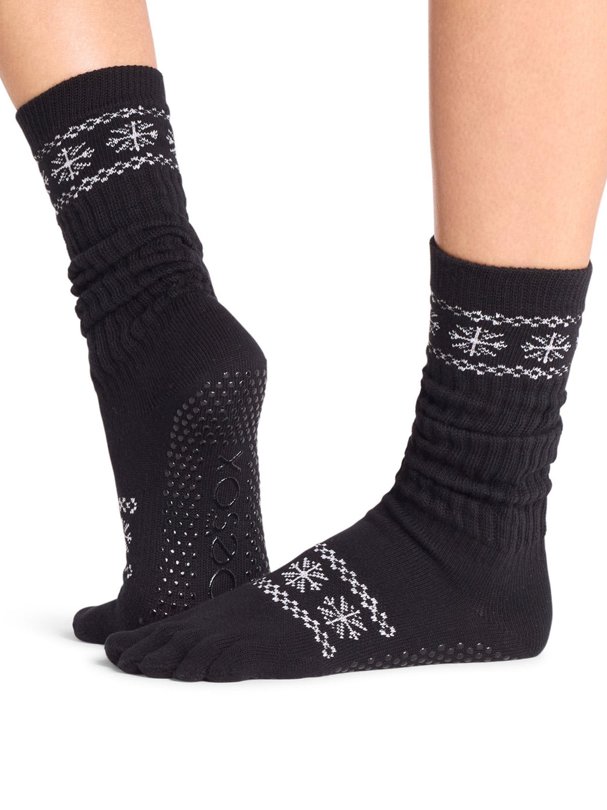 [ToeSox] Slouch（全趾）防滑袜/瑜伽普拉提袜 中筒袜 长度 25SS_D2
