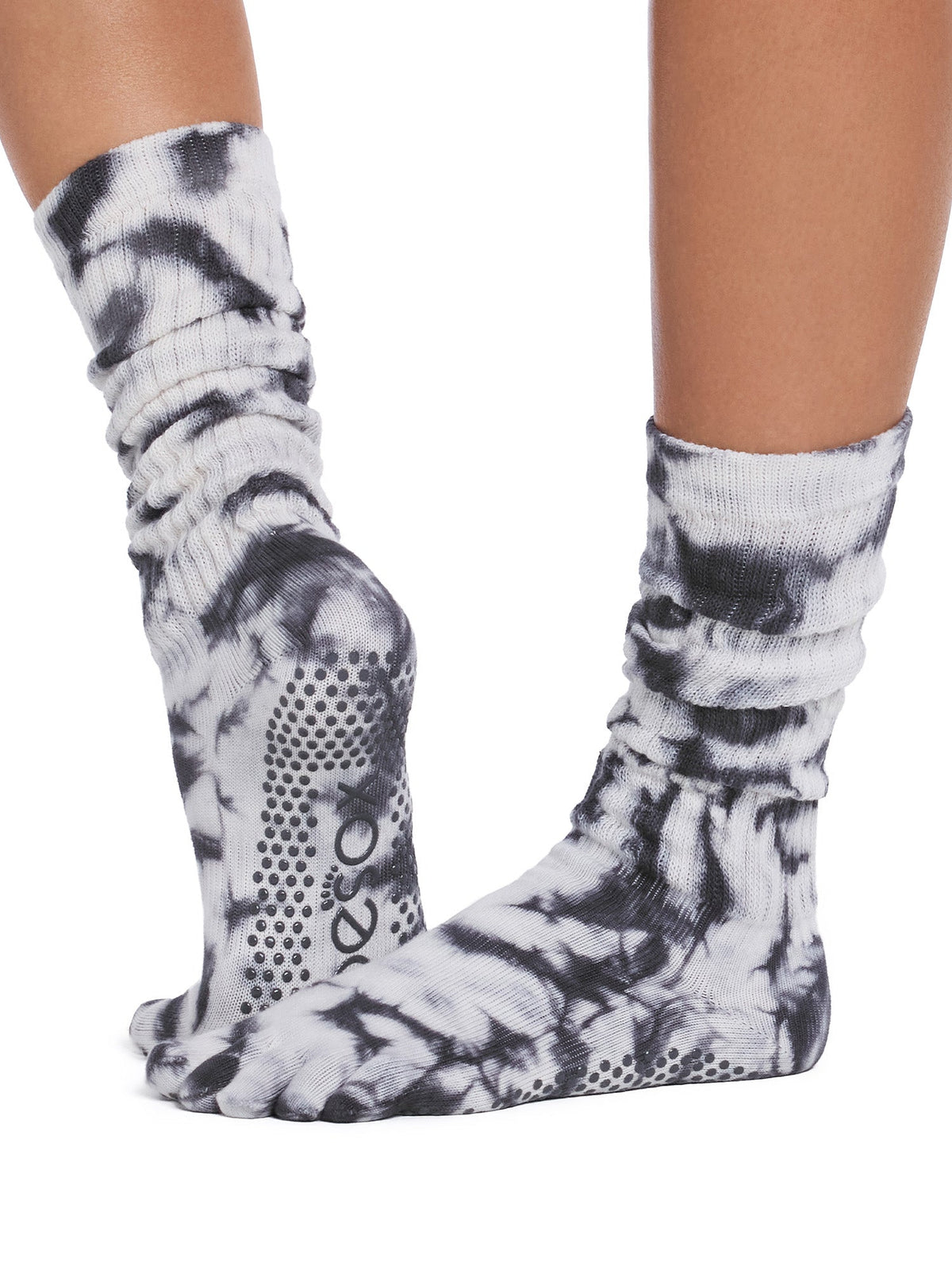 [ToeSox] Slouch（全趾）防滑袜/瑜伽普拉提袜 中筒袜 长度 25SS_D2
