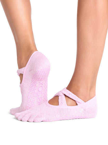 [ToeSox] Ivy アイビー（Full-Toe／つま先あり） グリップ ソックス ／ ヨガ ピラティス 滑り止め付 靴下 26FW_D1