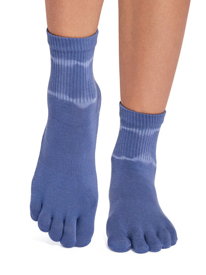 [限定SALE][ToeSox] Melody Ultra Fine Knit メロディー ウルトラファインニット（Full-Toe／つま先あり） グリップ ソックス／ ヨガ ピラティス 滑り止め付 靴下 クルー丈