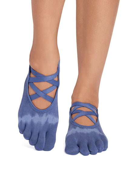8%OFF[限定SALE][ToeSox] Elle Ultra Fine Knit エル ウルトラファインニット（Full-Toe／つま先あり） グリップ ソックス／ ヨガ ピラティス 滑り止め付 靴下 クルー丈 26SS_D2