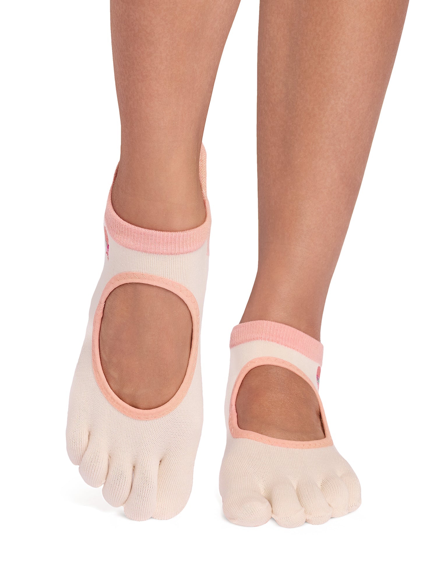 9%OFF[限定SALE][ToeSox] Bellarina Ultra Fine Knit ベラリナ ウルトラファインニット（Full-Toe／つま先あり） グリップ ソックス ／ ヨガ ピラティス 滑り止め付 靴下 26SS_D3