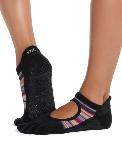 [限定SALE][ToeSox] Bellarina Ultra Fine Knit ベラリナ ウルトラファインニット（Full-Toe／つま先あり） グリップ ソックス ／ ヨガ ピラティス 滑り止め付 靴下 26FW_D2
