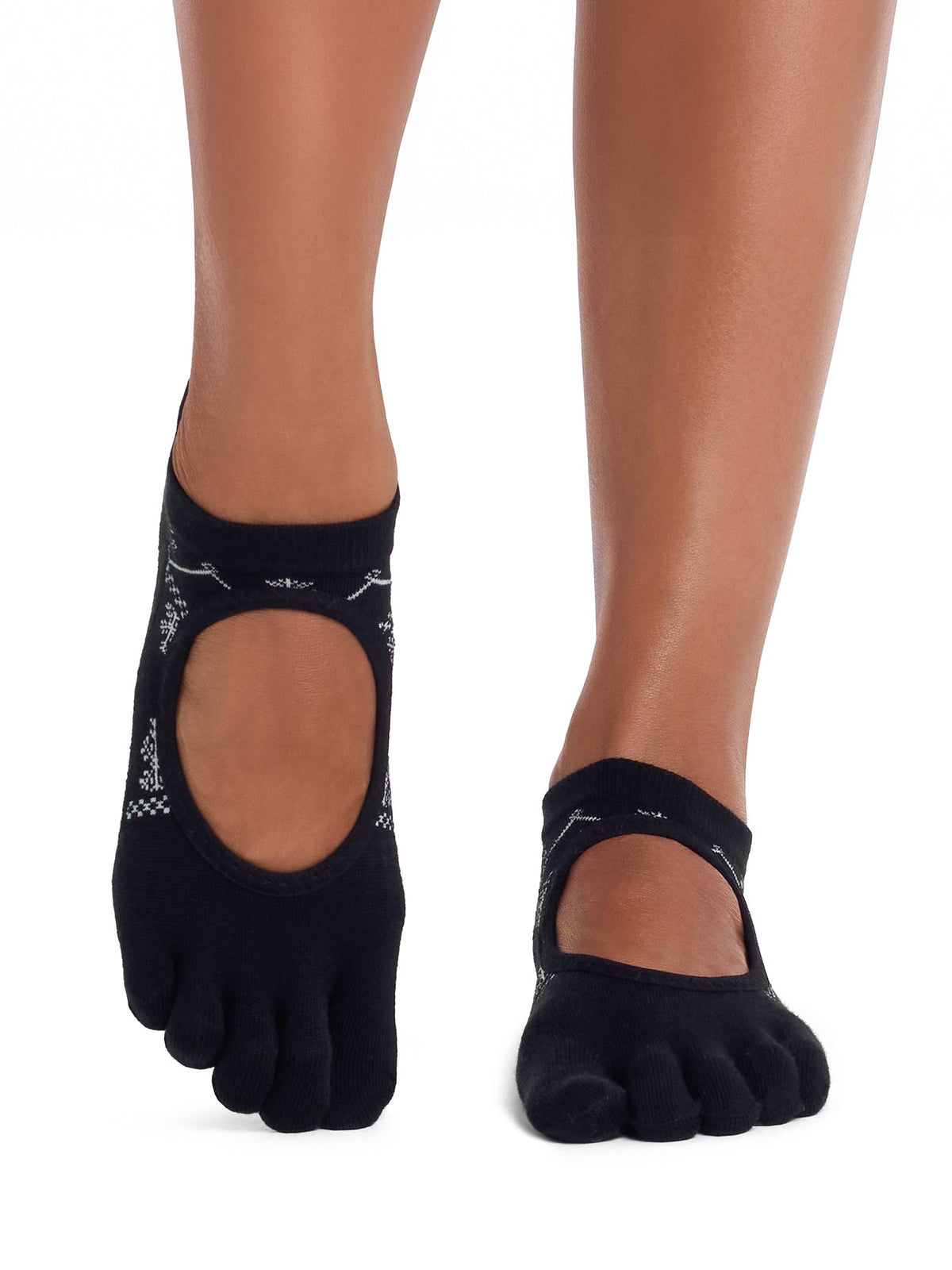 [限定SALE][ToeSox] Bellarina Ultra Fine Knit ベラリナ ウルトラファインニット（Full-Toe／つま先あり） グリップ ソックス ／ ヨガ ピラティス 滑り止め付 靴下 26FW_D2