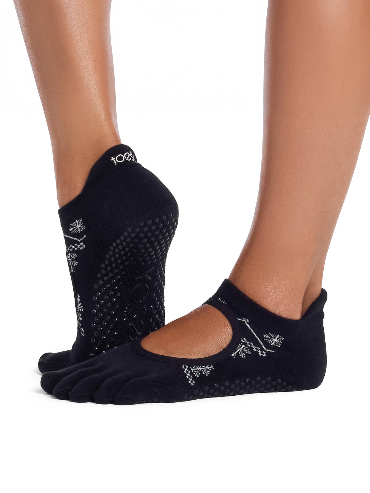 [限定SALE][ToeSox] Bellarina Ultra Fine Knit ベラリナ ウルトラファインニット（Full-Toe／つま先あり） グリップ ソックス ／ ヨガ ピラティス 滑り止め付 靴下 26FW_D2