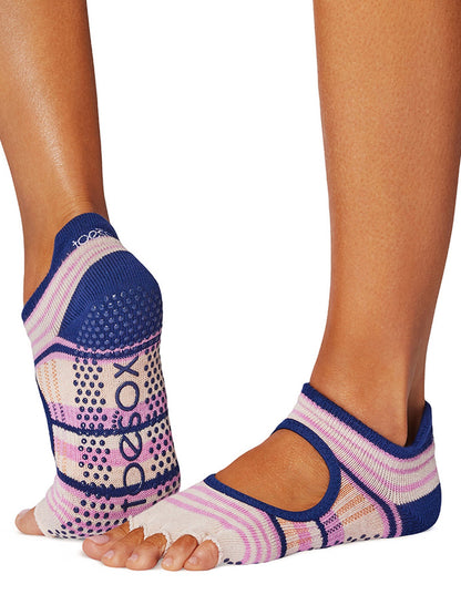 [ToeSox] Bellarina ベラリナ（Half-Toe／つま先なし） グリップ ソックス ／ ヨガ ピラティス 滑り止め付 靴下 25FW_D3