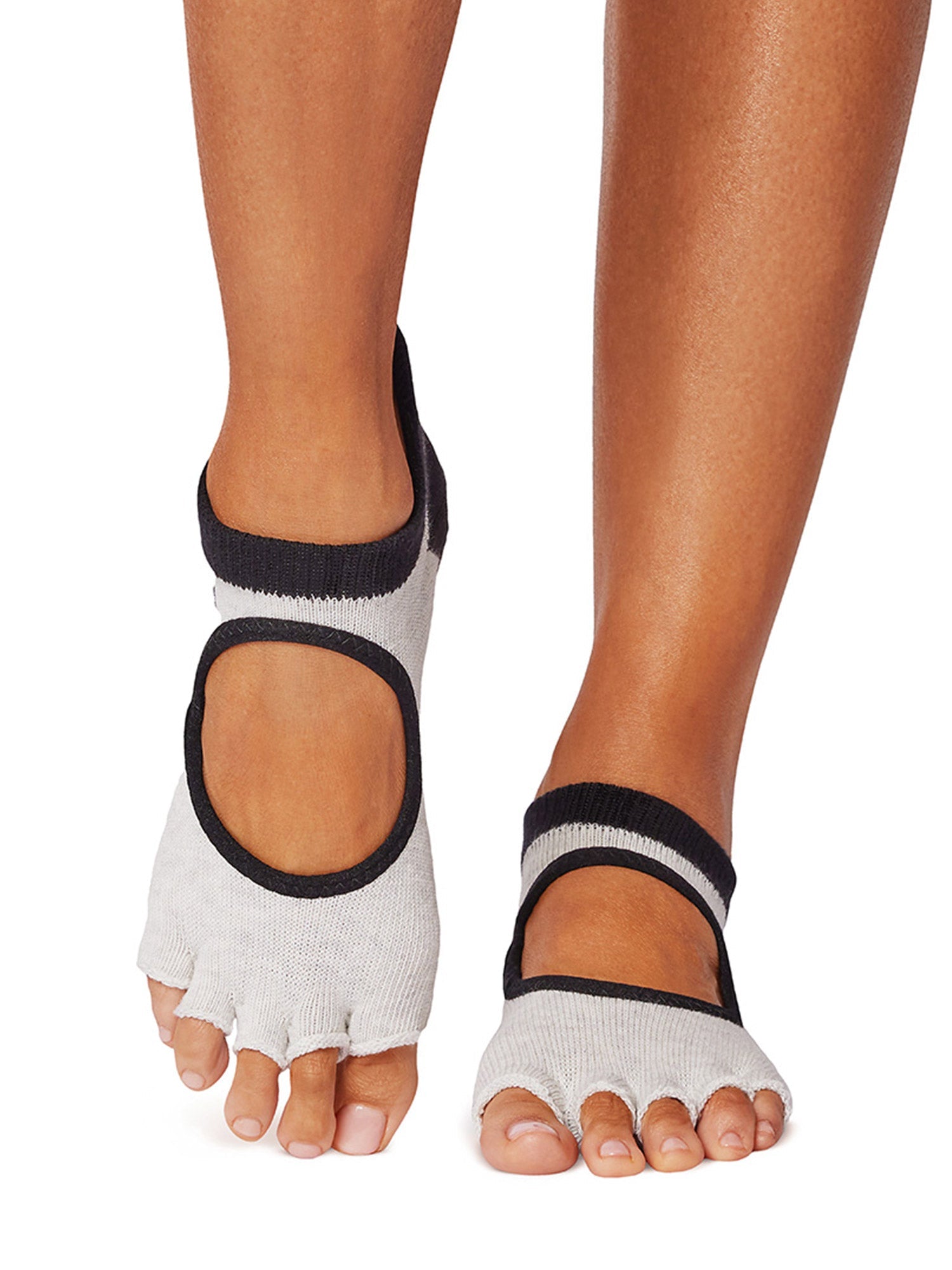 [限定SALE][ToeSox] Bellarina ベラリナ（Half-Toe／つま先なし） グリップ ソックス ／ ヨガ ピラティス 滑り止め付 靴下 [EX]