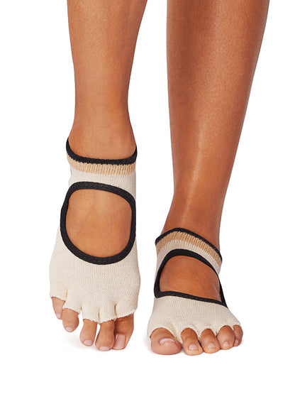 最大40%OFF[SALE][ToeSox] Bellarina ベラリナ（Half-Toe／つま先なし） グリップ ソックス ／ ヨガ ピラティス 滑り止め付 靴下[EX]
