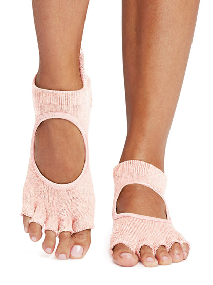 [限定SALE][ToeSox] Bellarina ベラリナ（Half-Toe／つま先なし） グリップ ソックス ／ ヨガ ピラティス 滑り止め付 靴下 [EX]