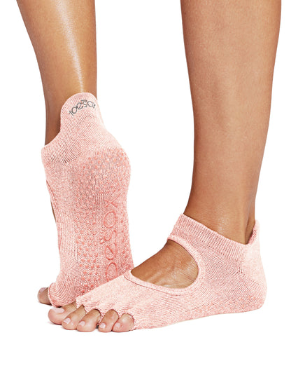 [ToeSox] Bellarina ベラリナ（Half-Toe／つま先なし） グリップ ソックス ／ ヨガ ピラティス 滑り止め付 靴下 25FW_D3