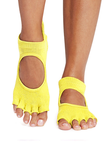 [ToeSox] Bellarina ベラリナ（Half-Toe／つま先なし） グリップ ソックス ／ ヨガ ピラティス 滑り止め付 靴下 25FW_D3