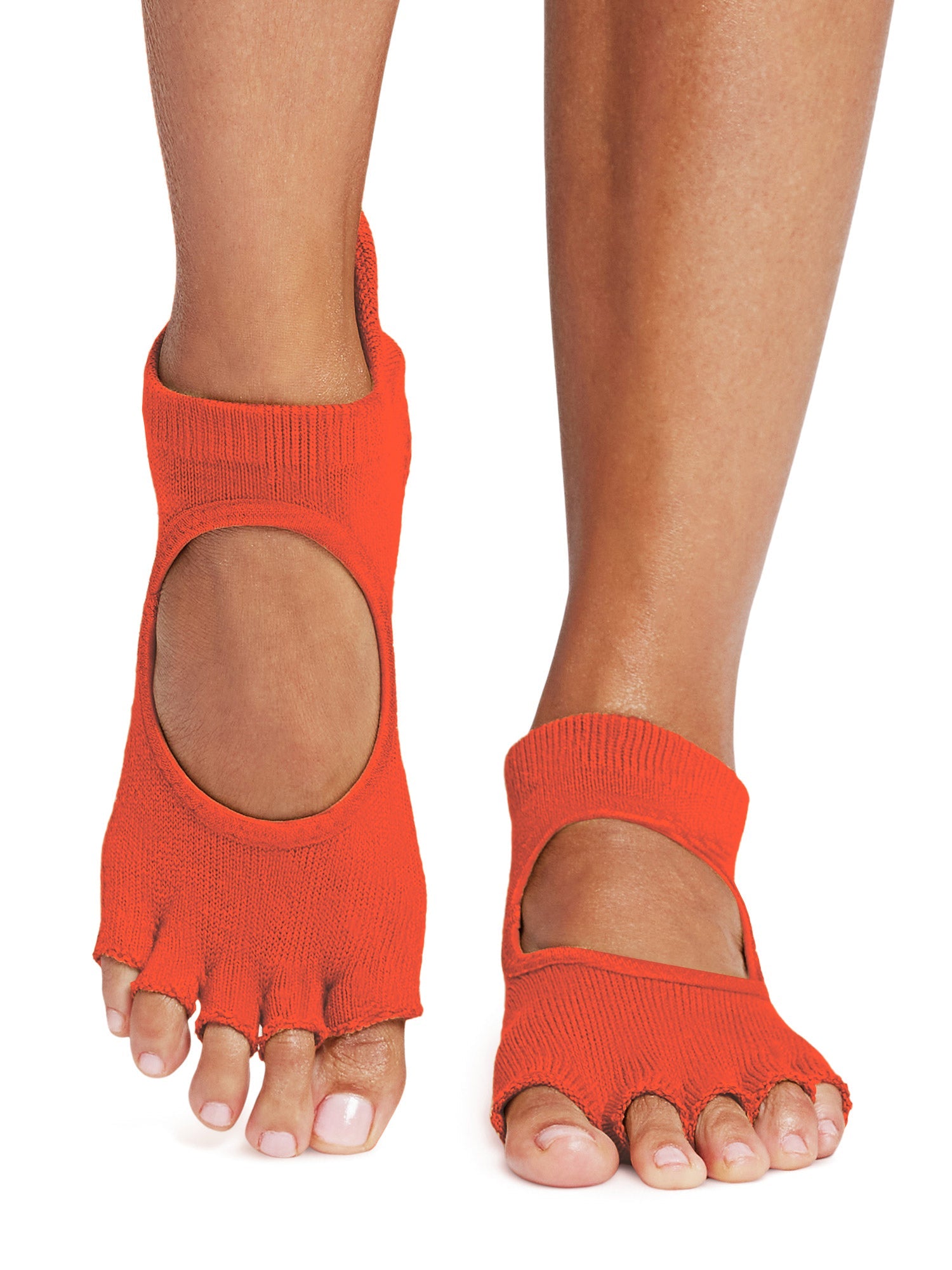 [限定SALE][ToeSox] Bellarina ベラリナ（Half-Toe／つま先なし） グリップ ソックス ／ ヨガ ピラティス 滑り止め付 靴下 [EX]